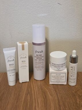 fresh 4 Piece Skincare Set - Rose, Sugar, Milk